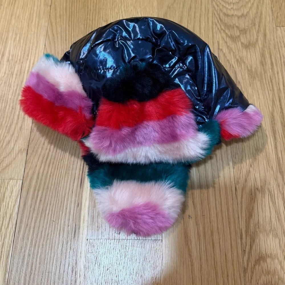 Crewcuts Kids Faux Fur Winter Hat with Ears